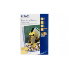 41706 Глянцевая фотобумага EPSON Premium Glossy Photo Paper 10x15 (20 листов, 255 г/м2) (C13S041706)
