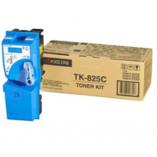 KYOCERA Тонер-картридж TK-825C 7 000 стр. Cyan для KM-C2520/C2525E/C3225/C3232/3232E/C4035E (1T02FZCEU0)