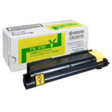 KYOCERA Тонер-картридж TK-590Y 5 000 стр. Yellow для FS-C2026MFP/C2126MFP/C2526MFP/C2626MFP/C5250DN, P6026CDN/P6526CDN (1T02KVANL0)
